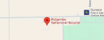 Ridgeview Behavioral Hospital location on map