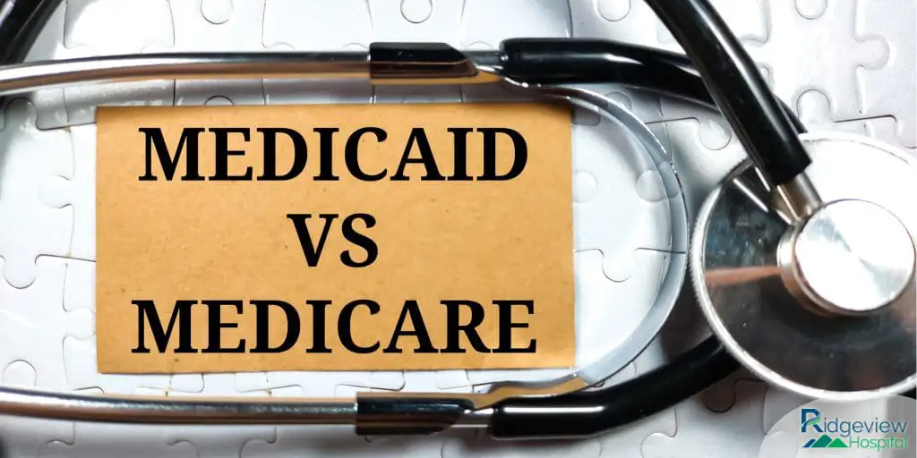 medicaid vs medicare sign