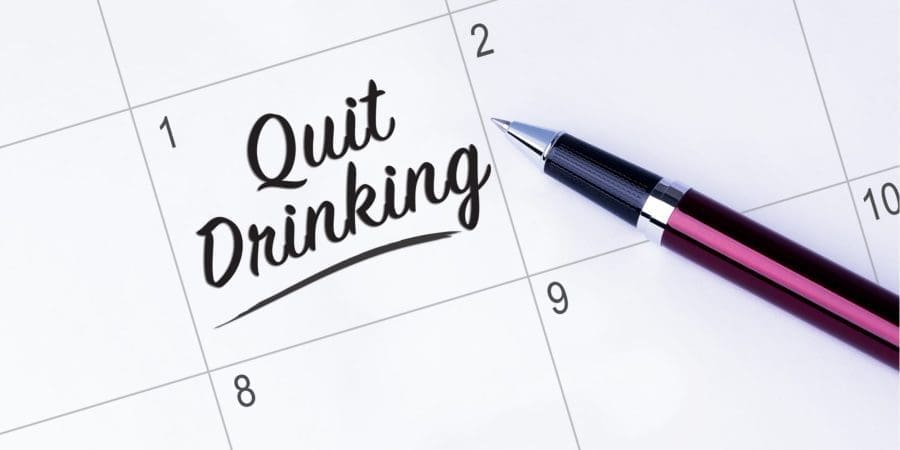 quit drinking - illustration